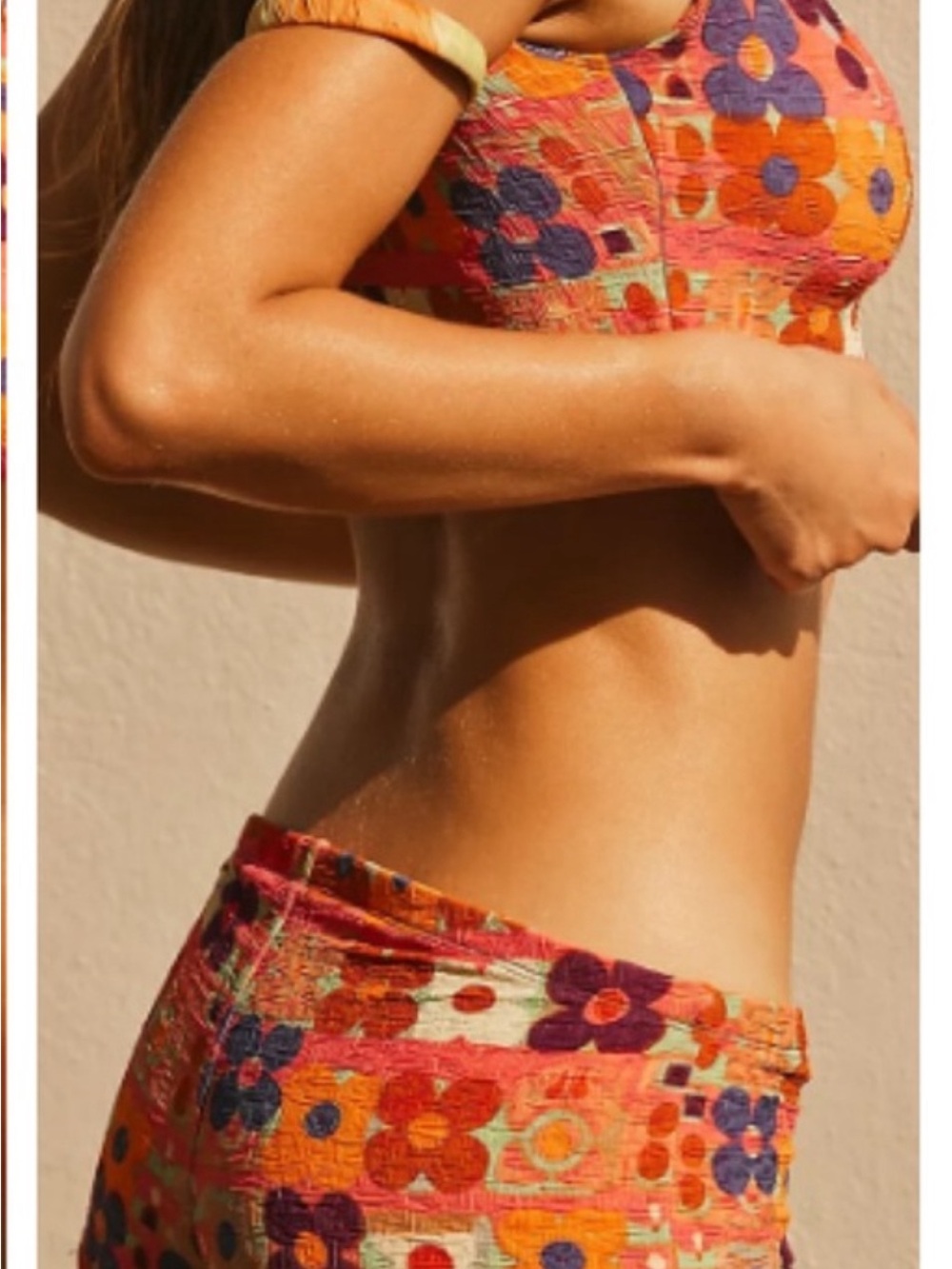 Free People free-est Dixie 2 piece Swimwear ❤️. Crop tee and boy shorts NWOT - Picture 4 of 11